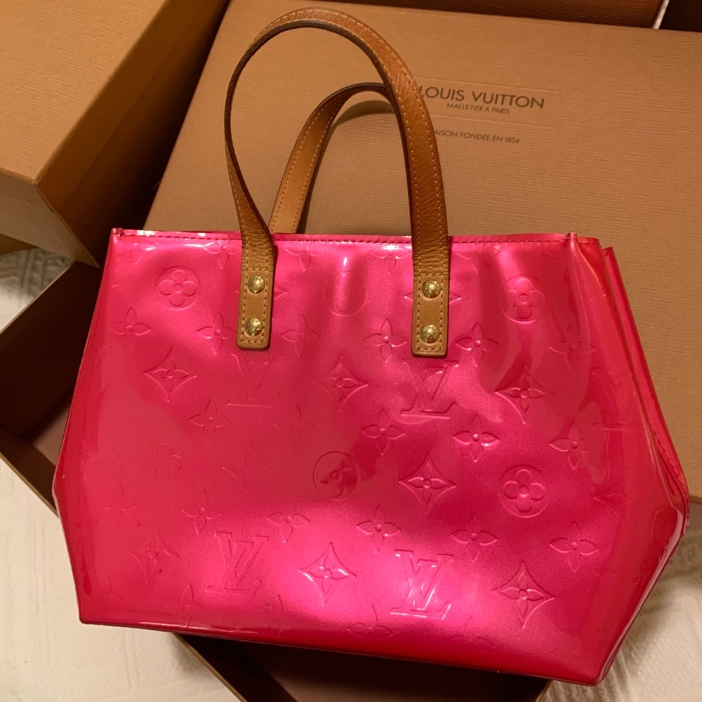 Louis Vuitton Pink Tote Bag